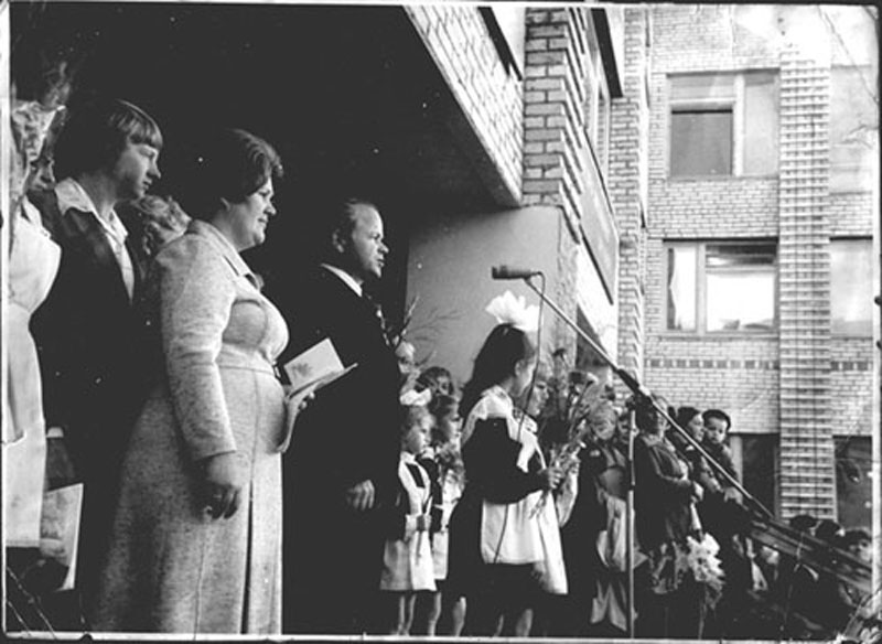 1 сентября 1979 г., линейка 1 сентября 1979 г., линейка.